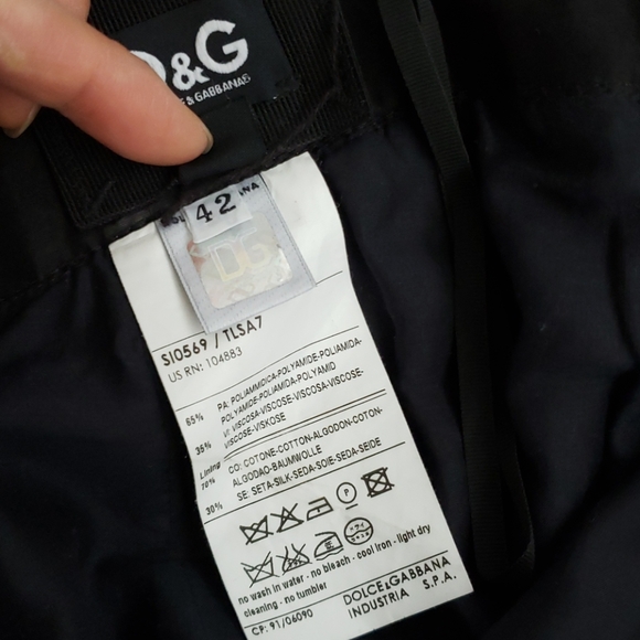 D&G Black Lace Skirt - Picture 7 of 9